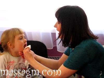 Логопедический массаж лица для детей